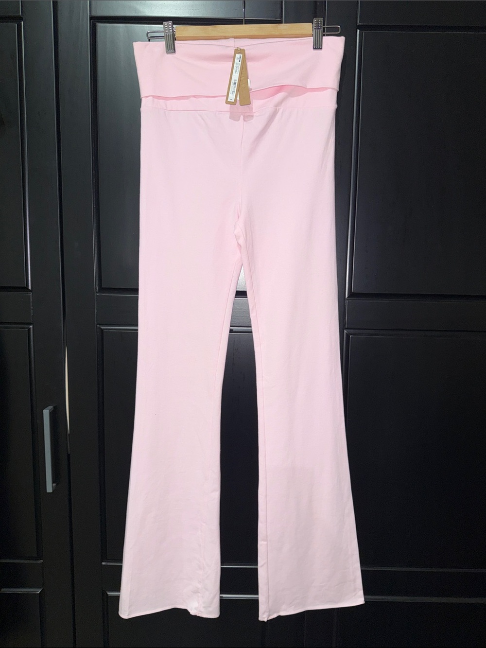 NWT Cotton Jersey fold over pant - maternity